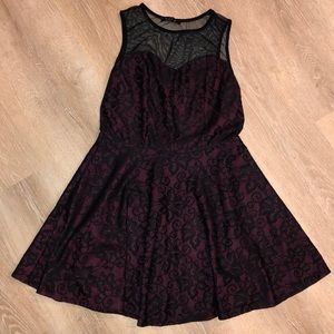 Beautiful flowered lace patterned dress